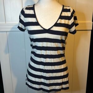 Abercrombie & Fitch blue/white stripped shirt